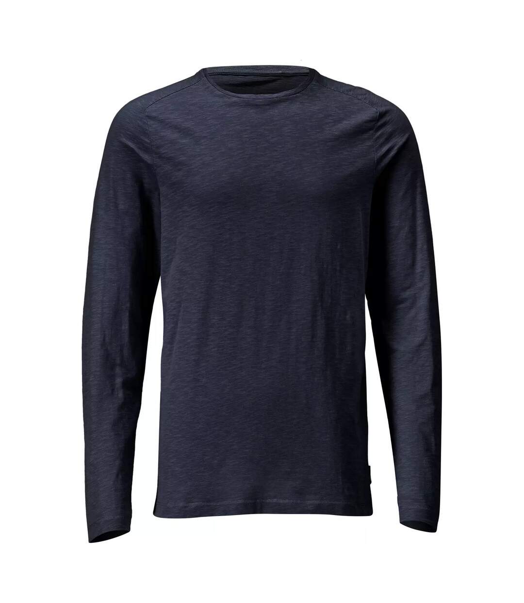 T-shirt Manches Longues Customised Homme Bleu Marine Foncé Mascot-1