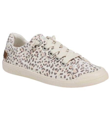 Baskets Motif/style Imprimé Léopard Vienna Femme Crème Blowfish Malibu