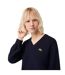 Sweat Femme Bleu Marine Foncé Lacoste-4