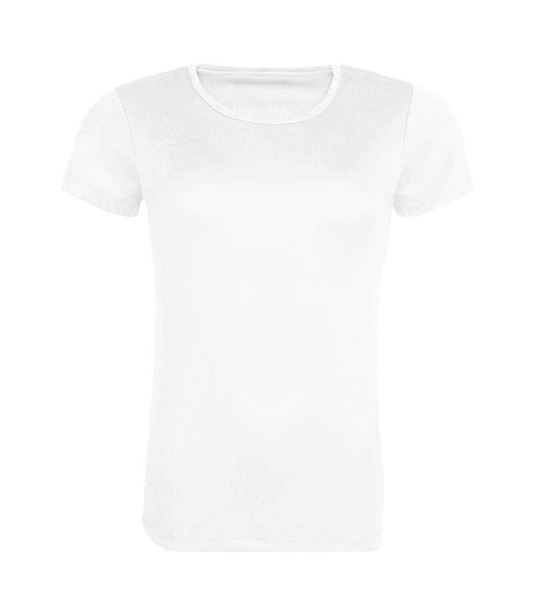 T-shirt cool femme blanc Awdis-1