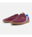 Mens Monaco Suede Cupsole Trainers Burgundy Sky Blue Patrick-2