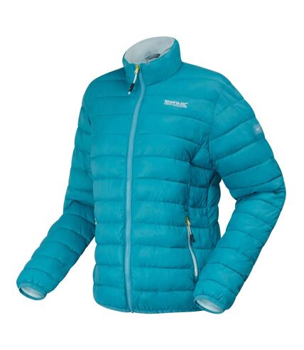 Womens/ladies hillpack ii insulated padded jacket tahoe blue/bleached aqua Regatta