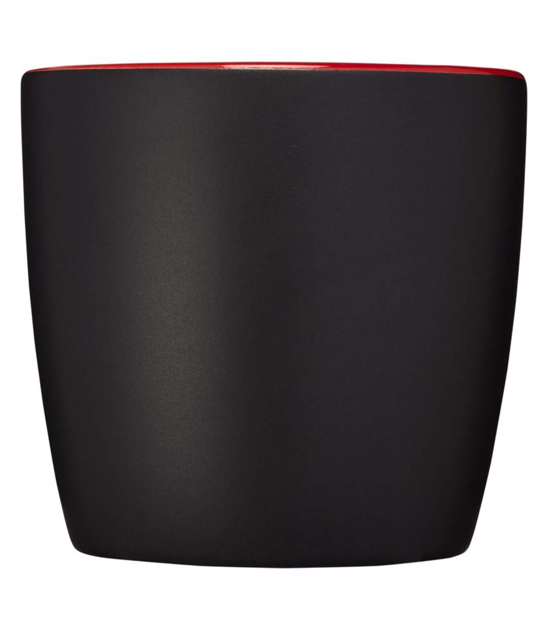 Riviera ceramic mug 8.4 x 8.8 cm solid black/red Bullet