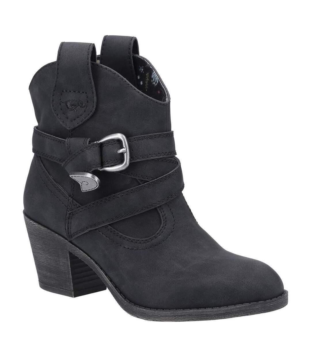 Bottines Satire Femme Noir Rocket Dog-1