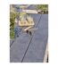 Table de Jardin & 2 Bancs Annecy 175cm Blanc-3