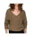 Pull marron femme jdy maya - l-1