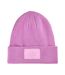 Bonnet Motif/style Logo U433 Rose 4F-1