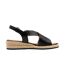 Sandales Cuir Compensée Tamaris Comfort-2
