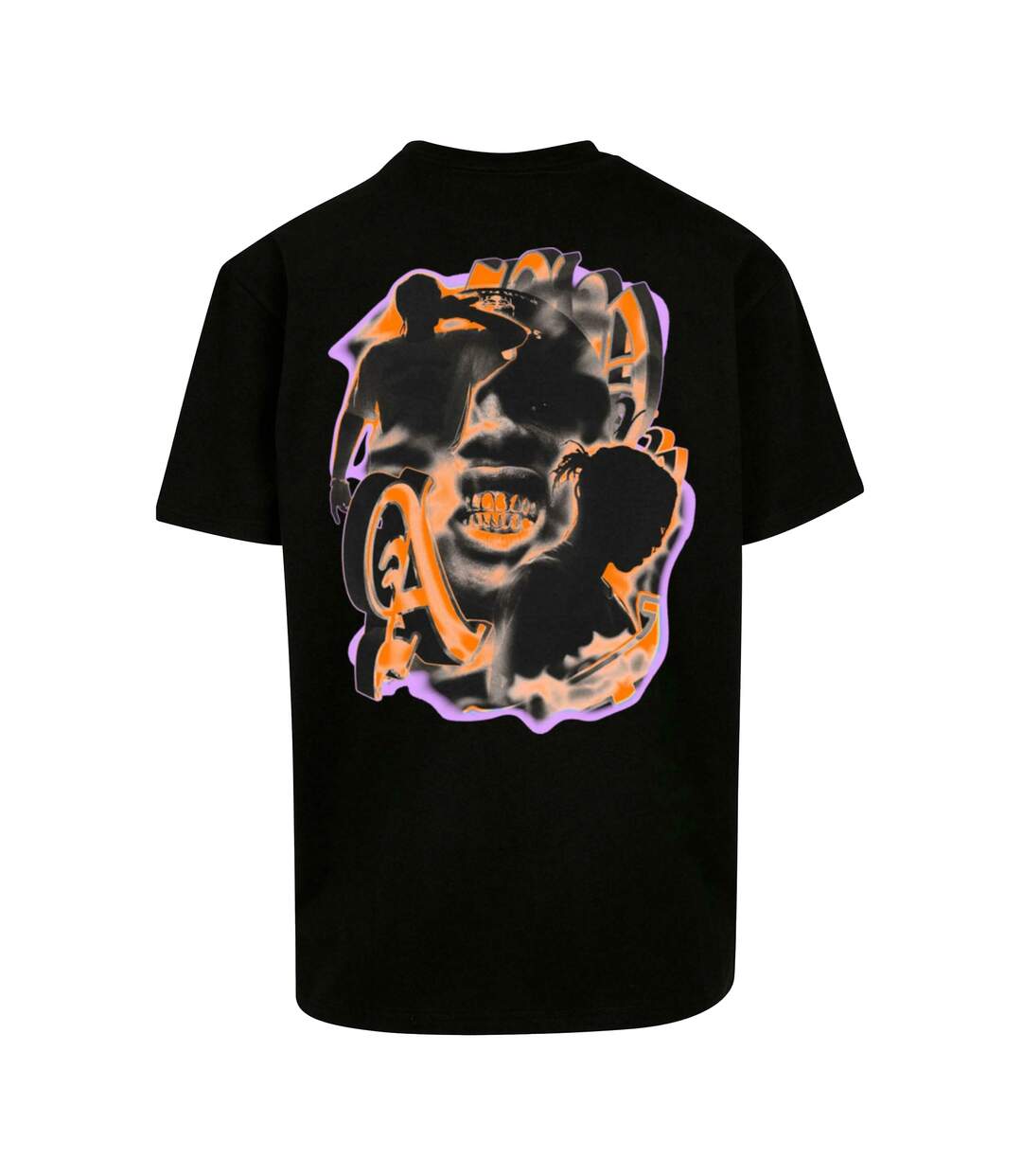 Mens Hustle Oversized T-shirt Noir Mister Tee-2