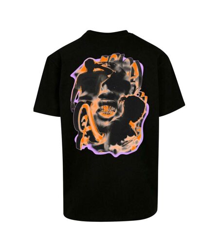 Mens Hustle Oversized T-shirt Noir Mister Tee