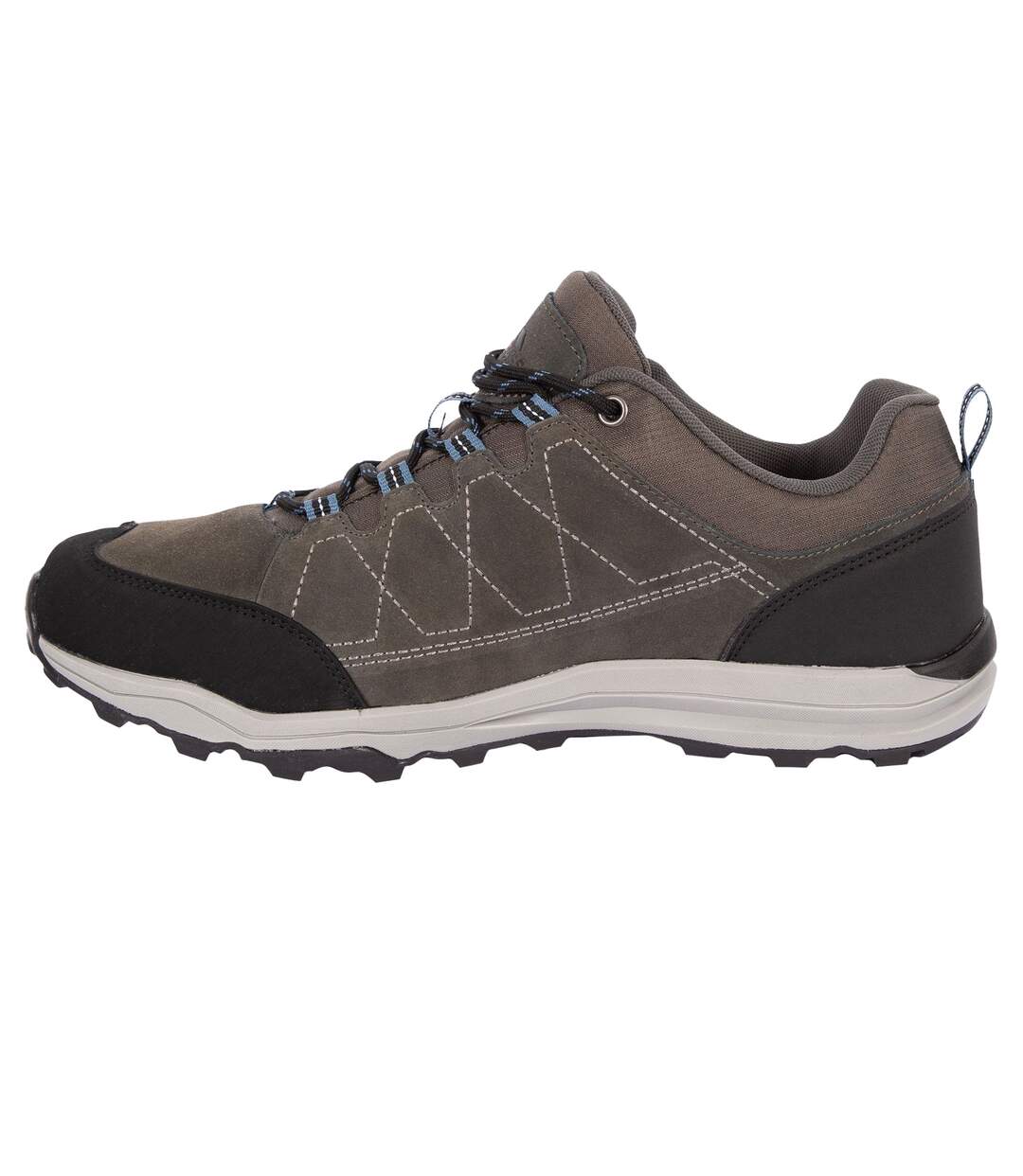 Mens jason suede trainers grey Trespass