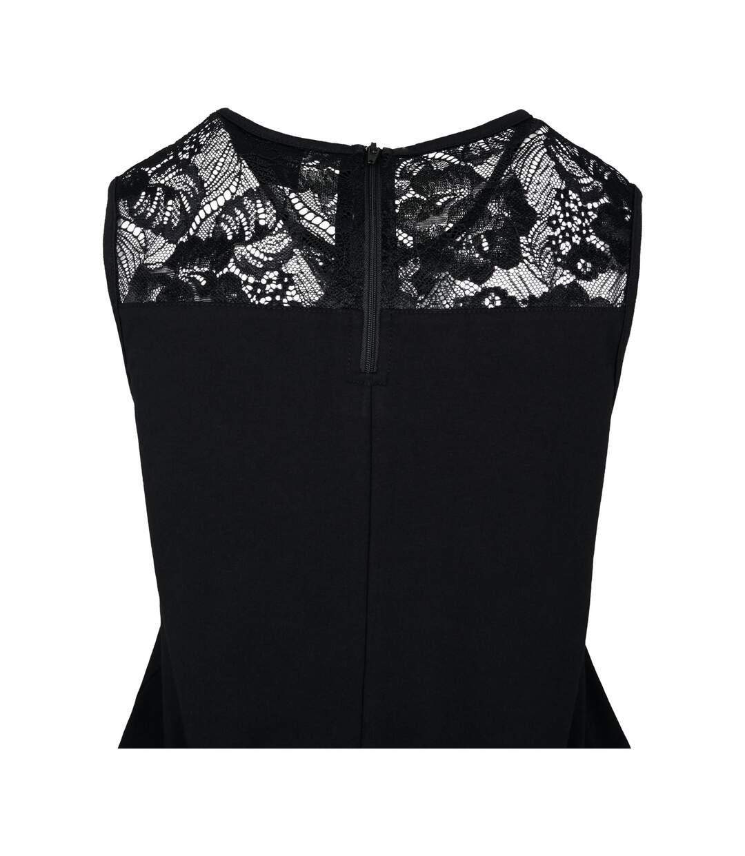Womens/ladies Block Lace Detail Jumpsuit Black Urban Classics-4