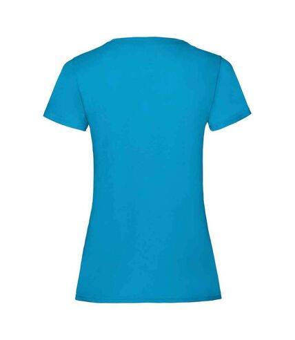 T-shirt valueweight femme azur Fruit of the Loom