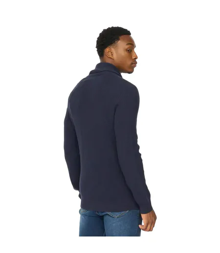 Mens Venosa Shawl Collar Cardigan Navy Duck And Cover