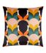 Raeya art deco cushion cover 45cm x 45cm peach/black Heya Home-1