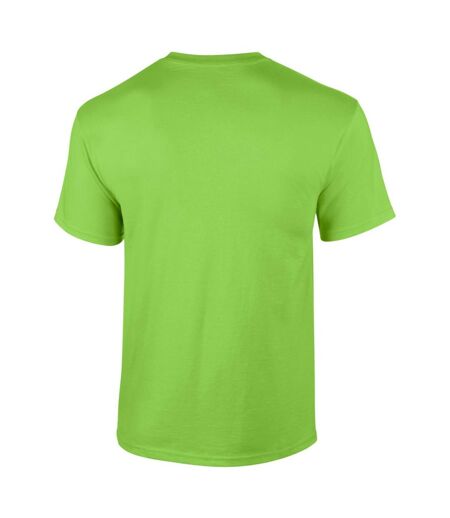 Gildan Mens Ultra Cotton Short Sleeve T-Shirt (Lime)