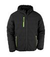 Result Genuine Recycled Veste matelassée Compass pour hommes (Noir/vert citron) - UTPC4629