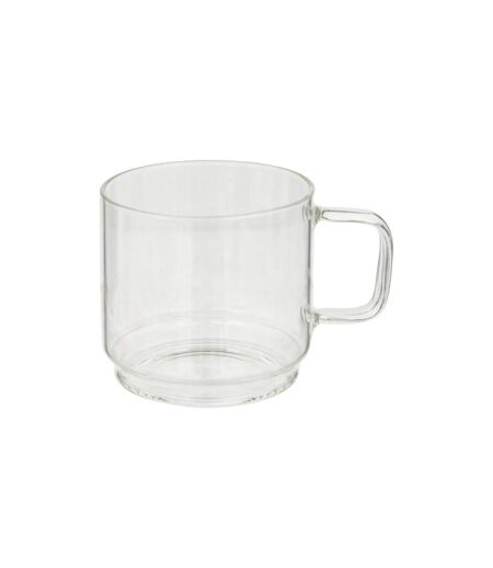 Lot de 4 Mugs sur Rack Mia 30cl Transparent