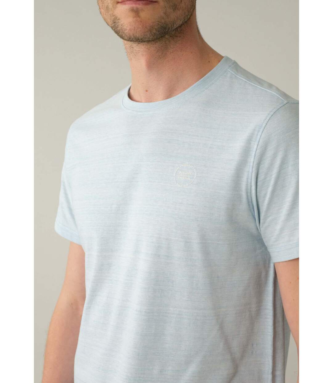 T-shirt à motif uni pour homme COLADA-3