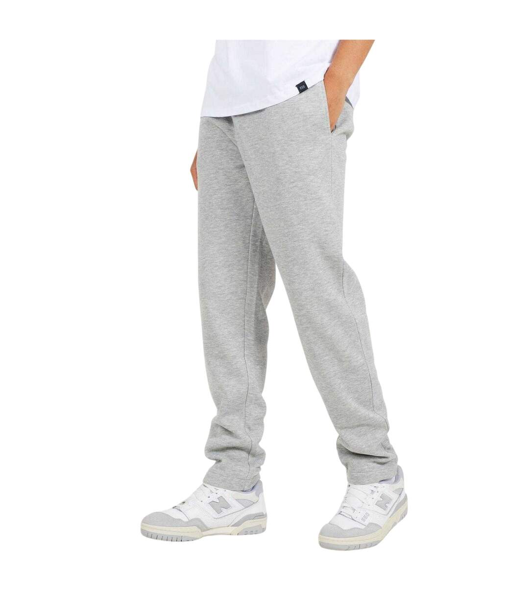 Pantalon De Jogging Homme Gris Clair Chiné Brave Soul-2
