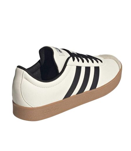 Womens/ladies 3 Stripes Synthetic Trainers Off White Gum Adidas