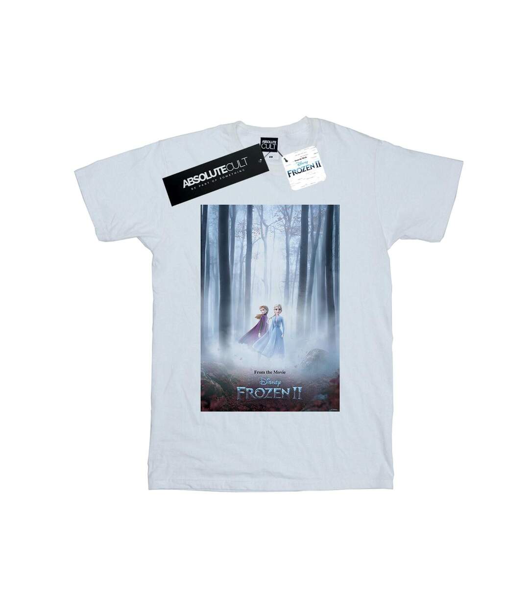 Disney - T-shirt FROZEN MOVIE POSTER - Femme (Blanc) - UTBI24336-1