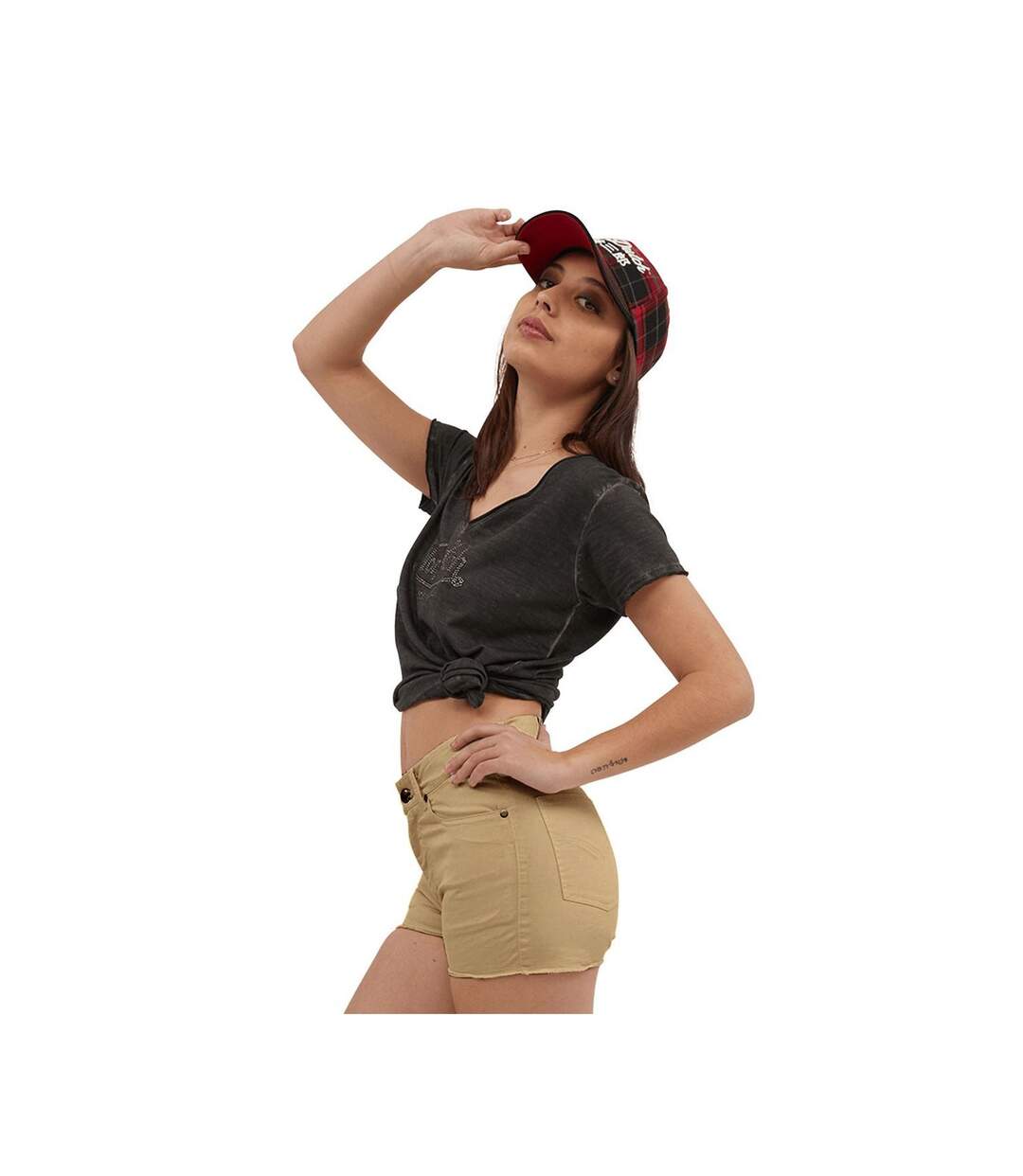 Short en toile femme en coton Spicy Vondutch