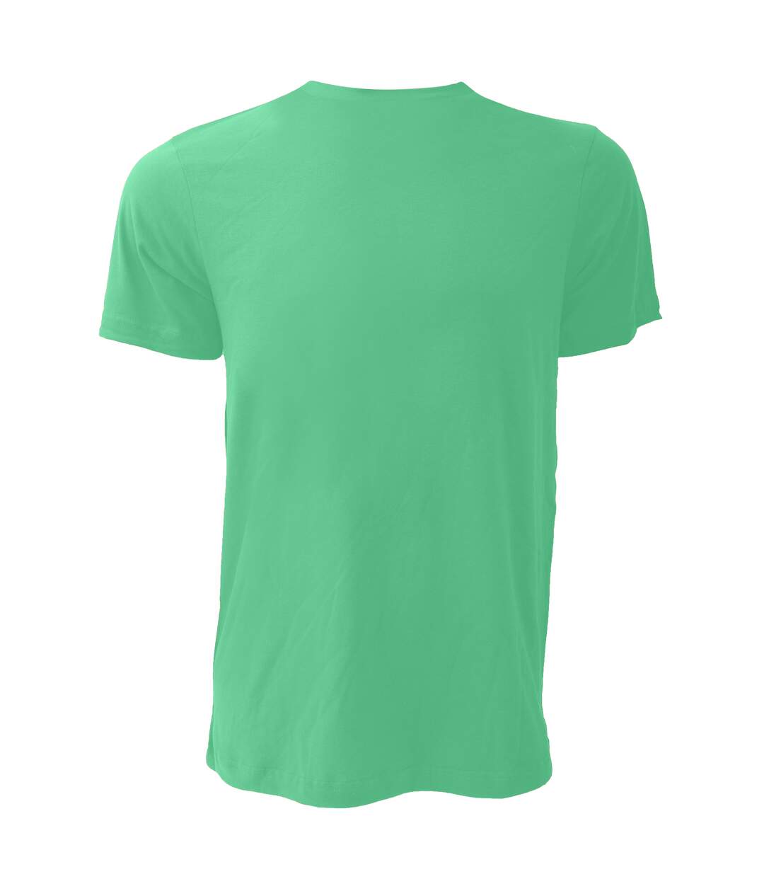 Canvas Unisex Jersey Crew Neck Short Sleeve T-Shirt (Heather Kelly Green)