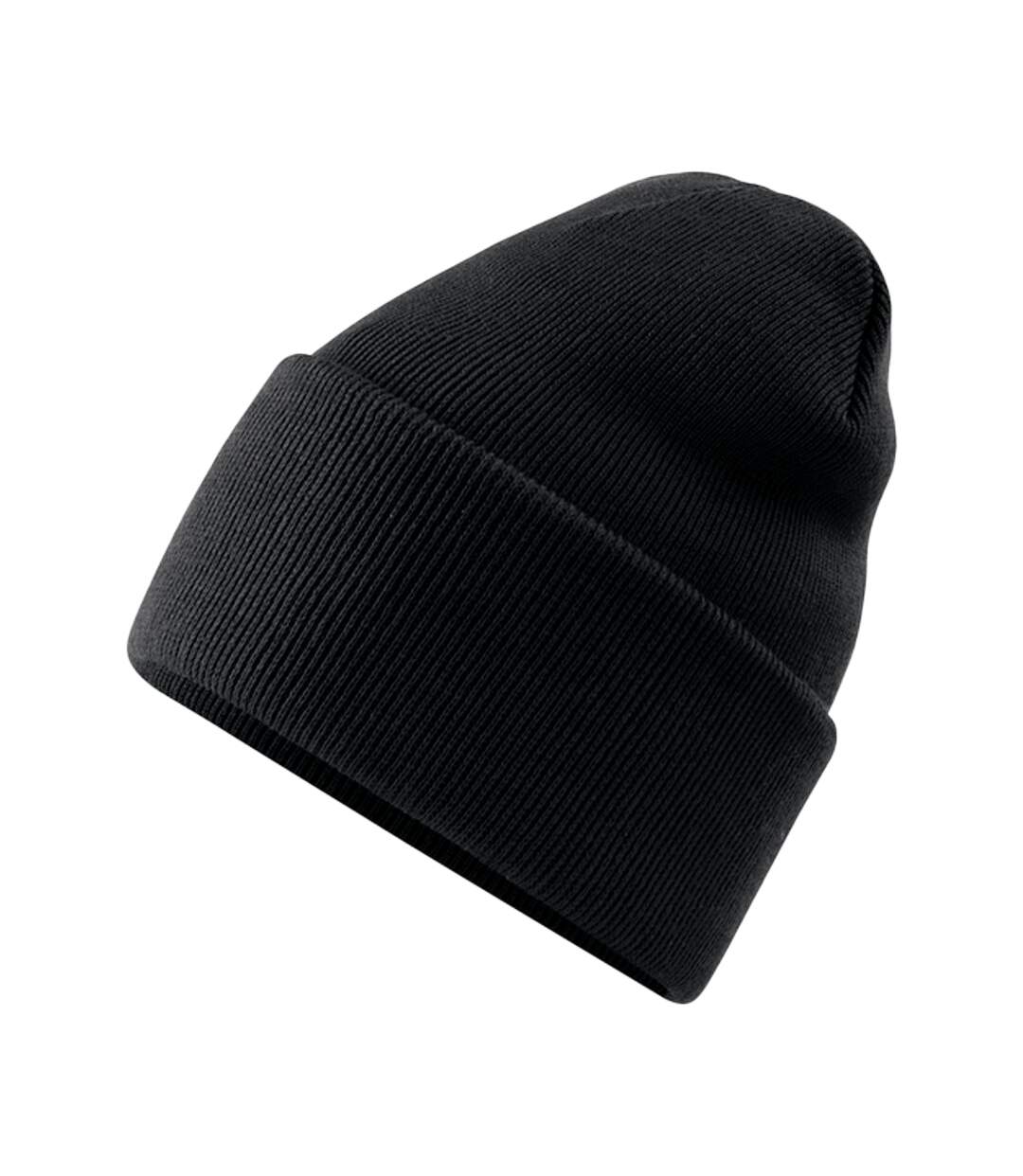 Bonnet À Revers Original Adulte Noir Beechfield-3