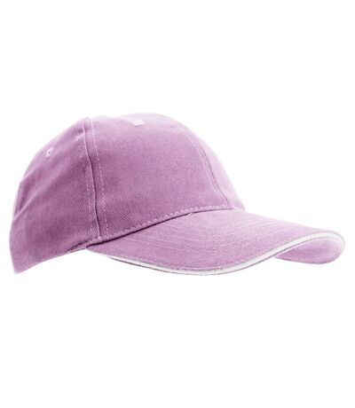 SOLS Unisex Buffalo 6 Panel Baseball Cap (Flash Pink/White) - UTPC372