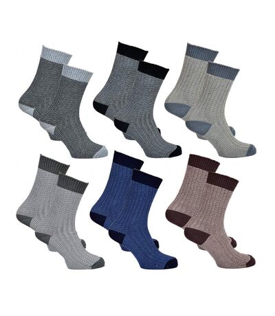 Chaussettes de Travail LA RURALE pour Homme Résistance et Qualité Pro - Pack de 6