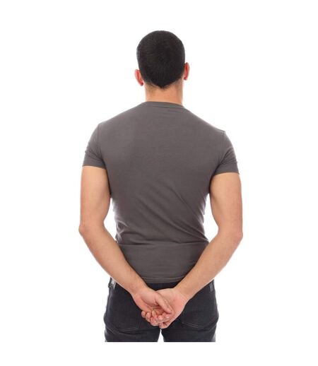 Mens Crew Neck T-shirt Grey Emporio Armani