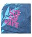 Childrens/kids Karrat Leaf Print Baseball Cap Blue Aquawave-3