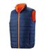 Safeguard Doudoune Réversible Sans Manches Homme Orange Fluo Bleu Marine Result-2