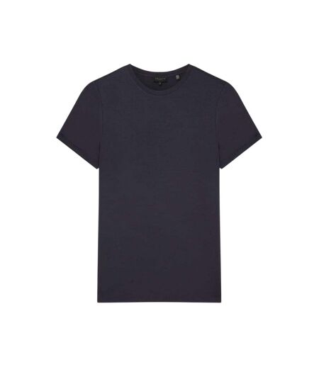 Womens/ladies Plain Slim T-shirt Navy Ted Baker
