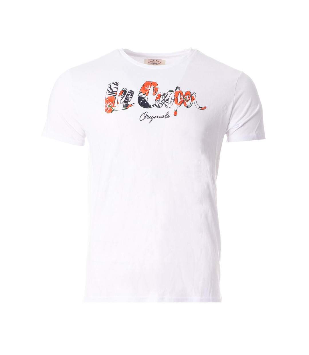 T-shirt Blanc Homme Lee Cooper Okil - 4XL