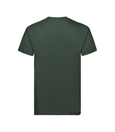 Mens Super Premium T-shirt Bottle Green Fruit Of The Loom