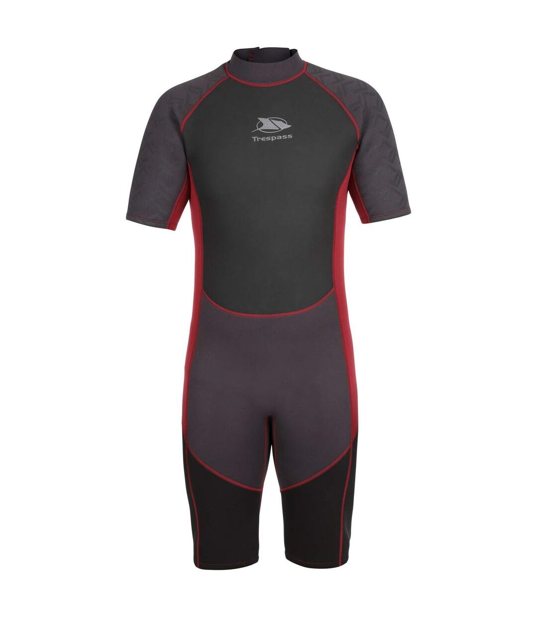 Mens Argon Wetsuit Black Red Trespass-1