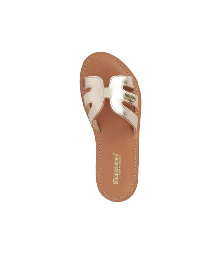 Sandales Plate Cuir Enfant Les Tropeziennes Bali