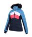 Womens/ladies Cascade Padded Ski Jacket Blue Mountain Warehouse-3