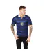 Maillot De Foot Motif/style Écosse Retro International Homme Bleu Blanc Score Draw-1