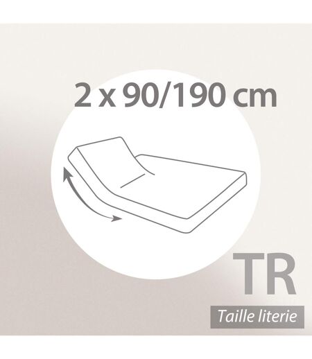 Drap housse relaxation uni coton ALTO - TR Tête relevable uniquement