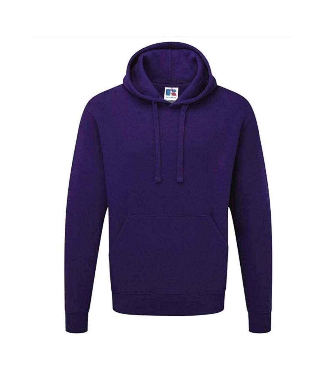 Sweatshirt À Capuche  Pour Homme Pourpre Russell-1