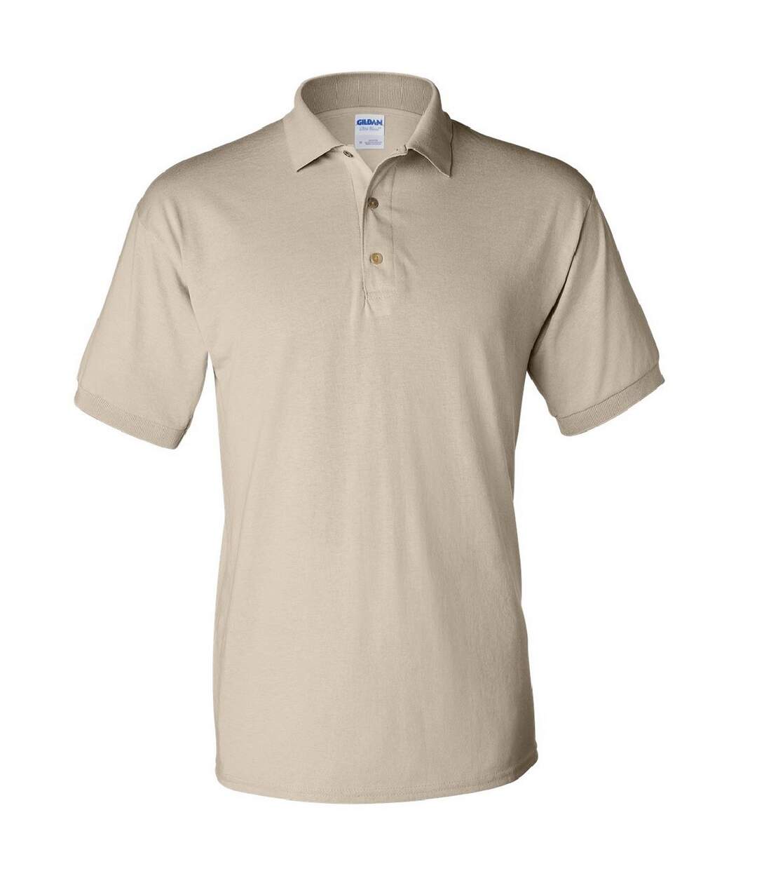 Polo à manches courtes homme beige Gildan