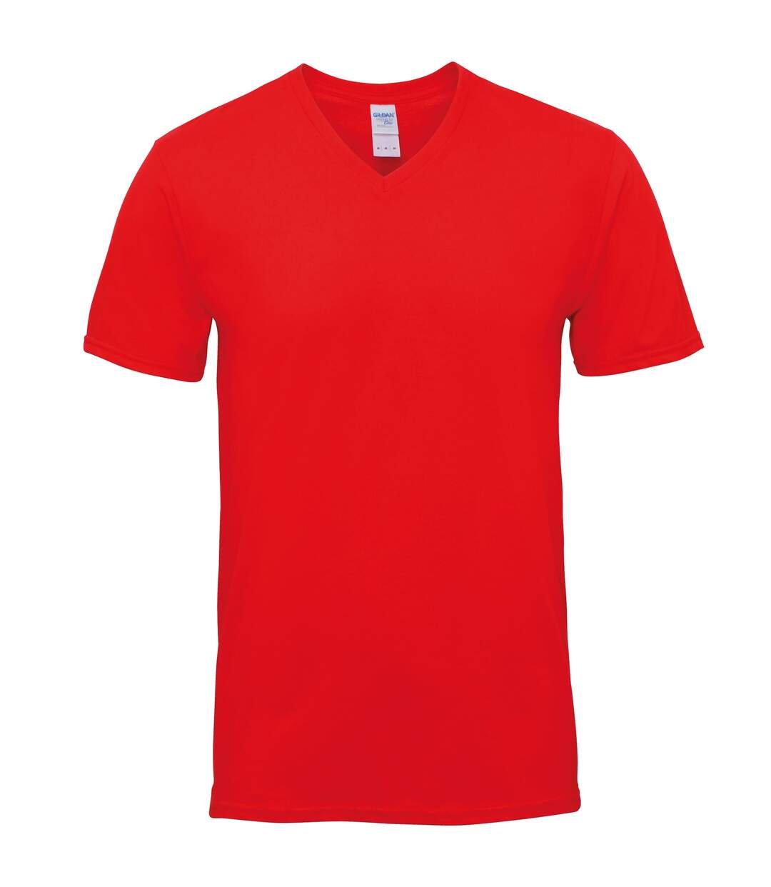 Gildan Adults Unisex Short Sleeve Premium Cotton V-Neck T-Shirt (Red) - UTRW4738