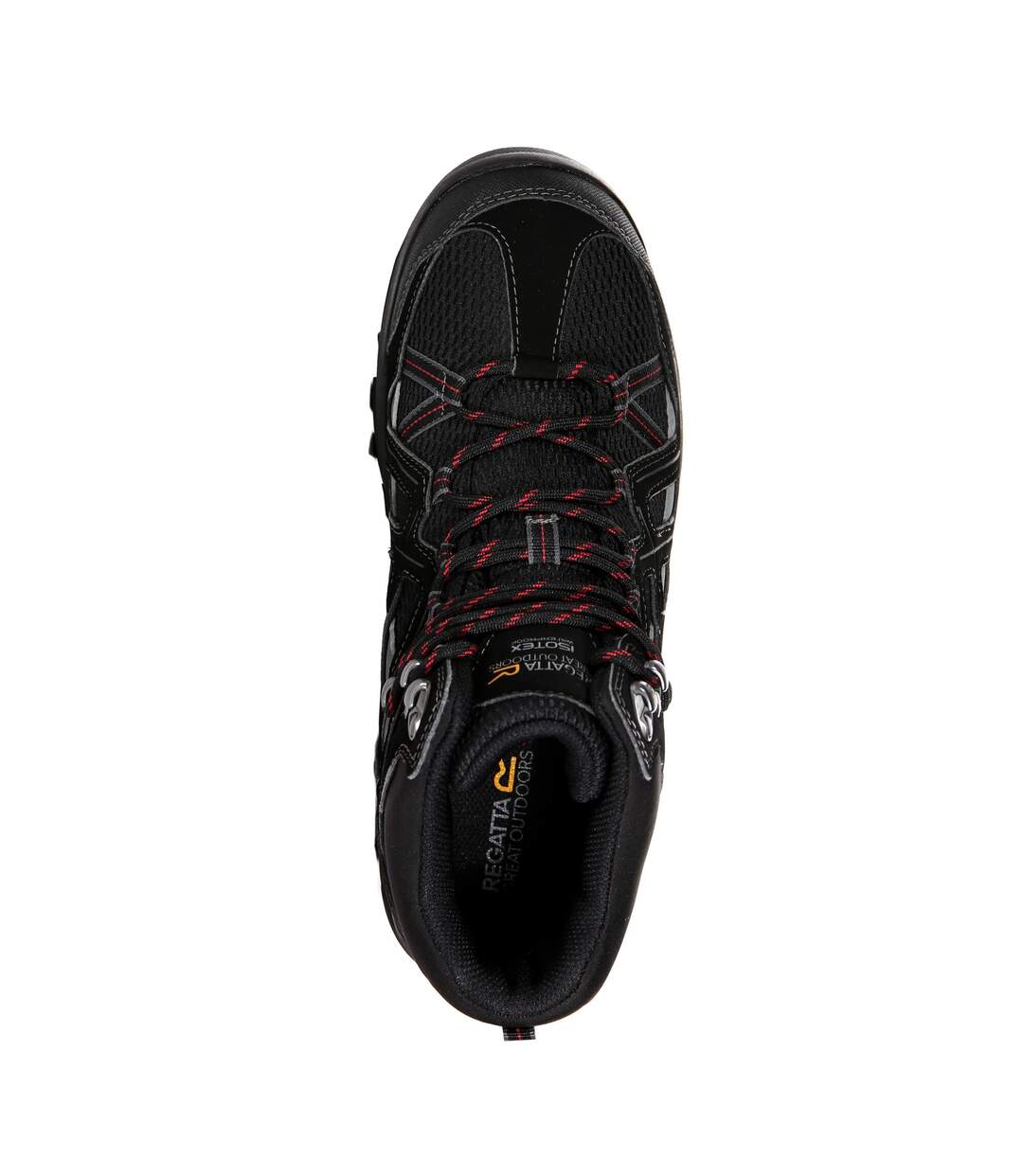 Bottines de randonnée burrell homme noir / granite Regatta-4