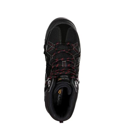 Bottines de randonnée burrell homme noir / granite Regatta