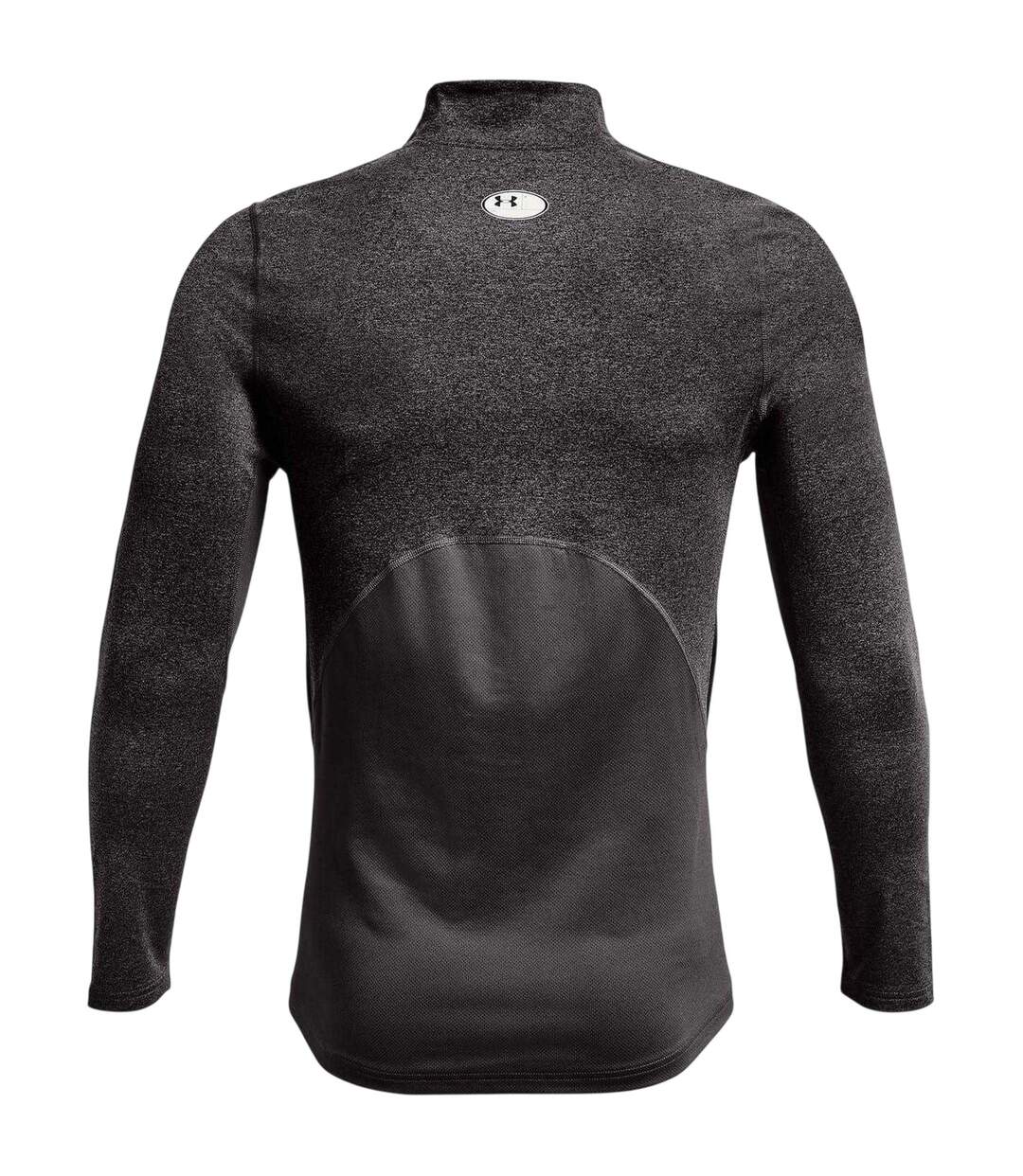 T-shirt Manches Longues Raglan Homme Gris Chiné Under Armour-3