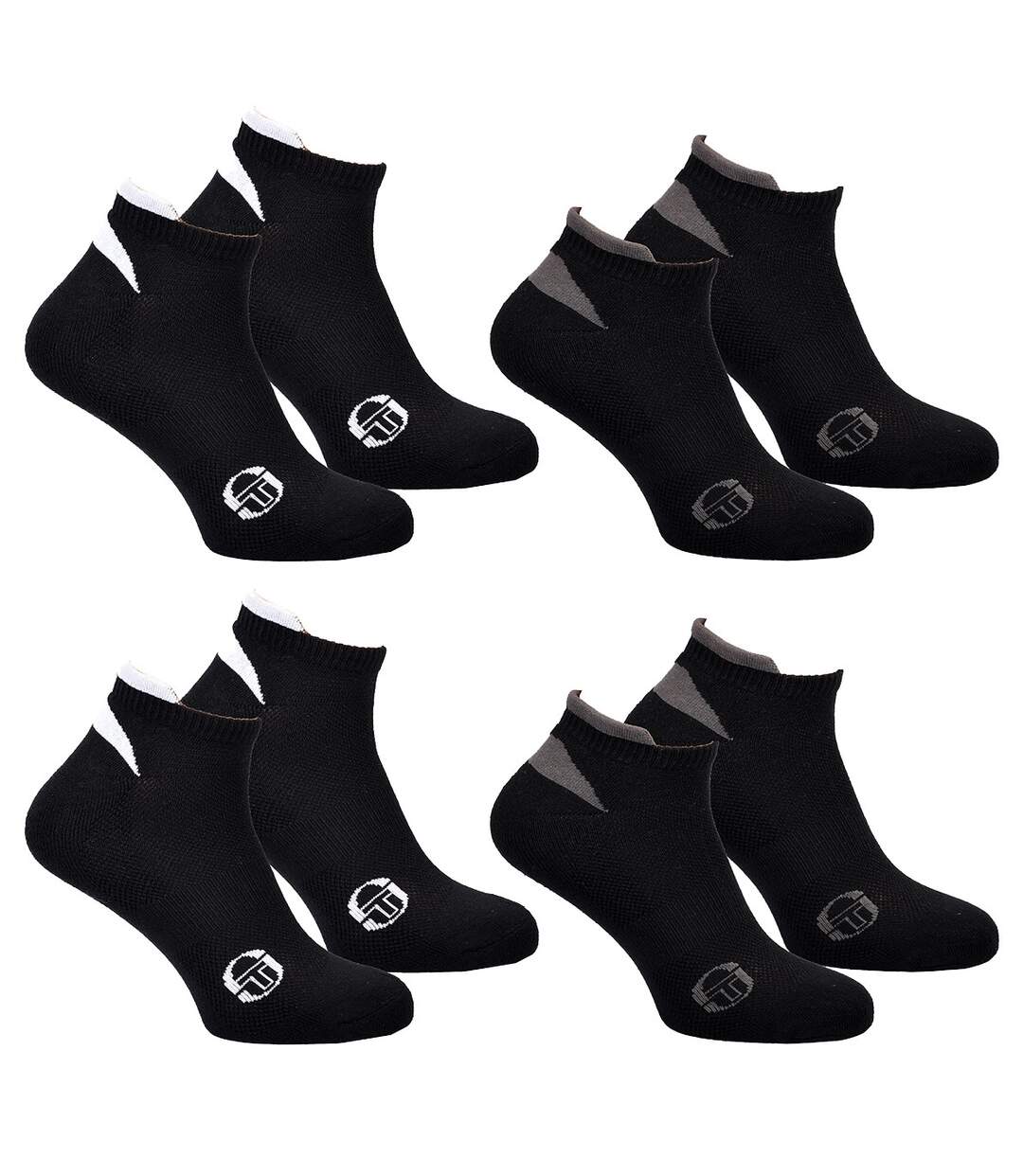 Chaussettes SNEAKER SERGIO TACCHINI Lot de 4 Paires PREMIUM 2287 SNEAKER N-1