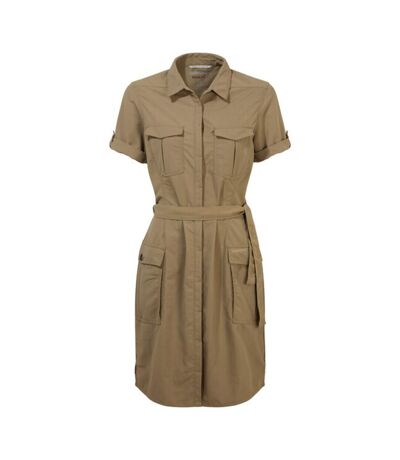 Craghoppers Womens/Ladies NosiLife Savannah Shirt Dress (Raffia Yellow) - UTCG1057